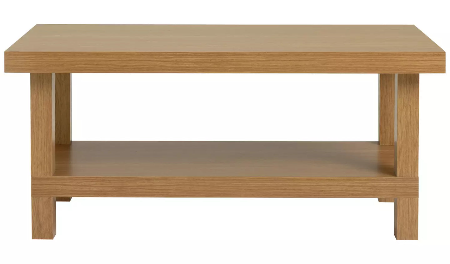 Assembled Stratford Oak Veneer Coffee Table - Natural